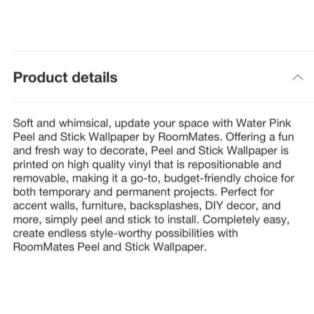 RoomMates Peel Stick Wallpaper Pink‎ Cloud Soft Whimsical Baby Girl Accent Wall